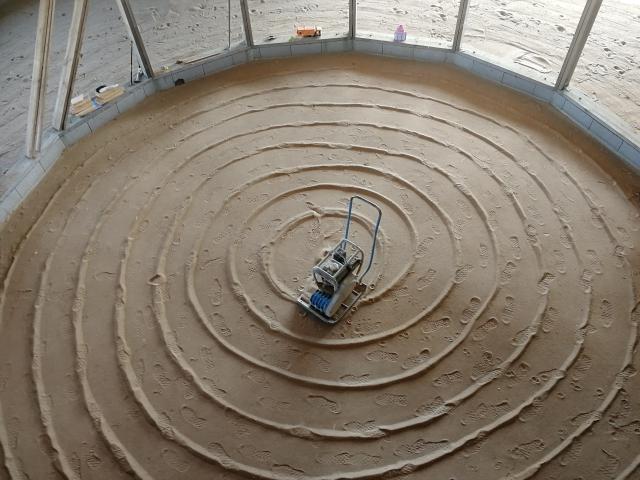 спираль песок